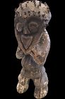 EKOI PEOPLE, NIGERIA CARVED FIGURE 7.5”