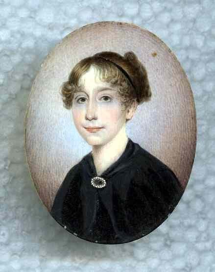 Miniature Portraitof a Woman by Joseph Wood  c1825