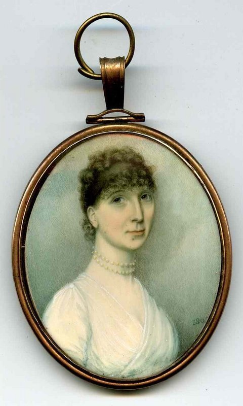 Miniature Painting Thomas Hazlehurst  c1805