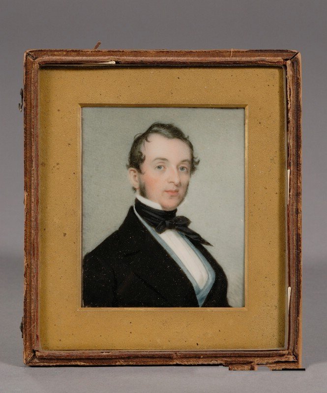 Richard Staigg Miniature Portrait c1845