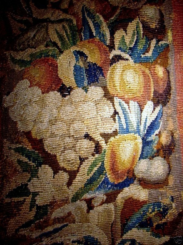 17th Century Textile Tapestry French Table Runner