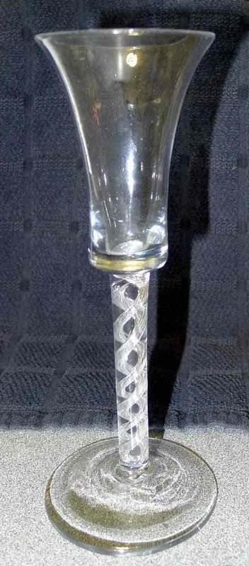 Elegant Antique Air Twist Glass c1750