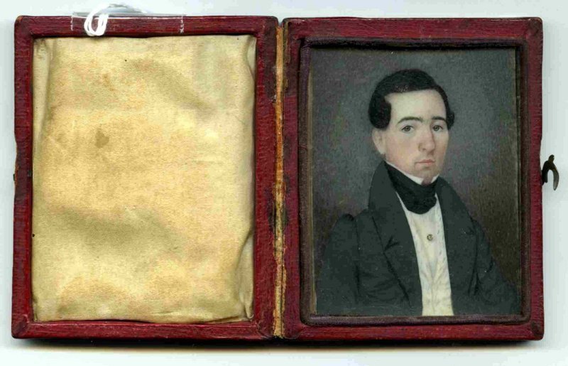 American Miniature Portrait Painting c1835