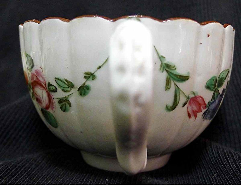 Bristol Porcelain Coffee Cup c1770