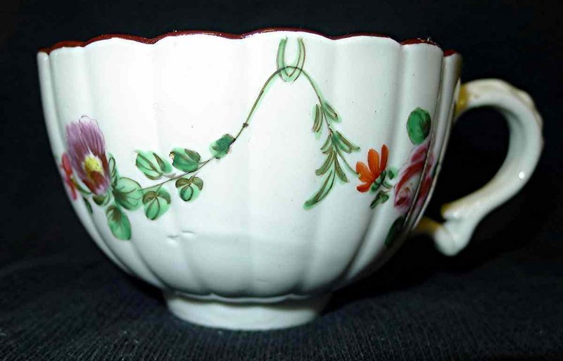 Bristol Porcelain Coffee Cup c1770