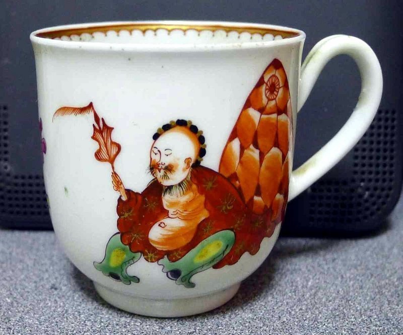 First Period Dr. Wall Worcester Pu Tai Coffee Cup c1765