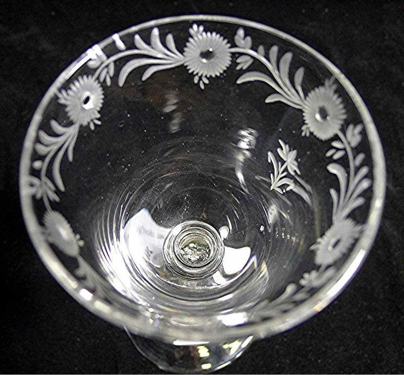 Newcastle Light Baluster Rare Trick Glass c1760