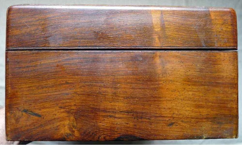 English Rosewood Lap Desk  c1850