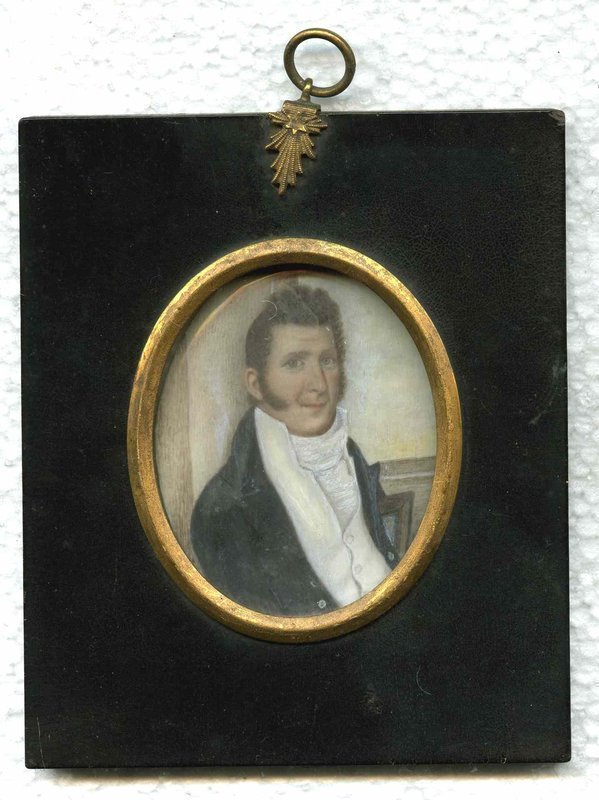 Miniature Portrait of an American Sea Captain c1805