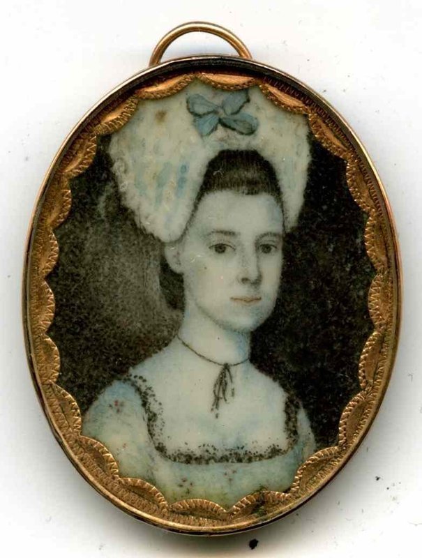 Rare Joseph Dunkerley Pair of Miniature Portraits c1780