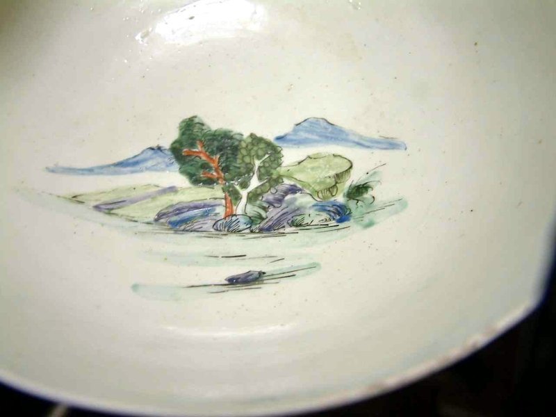 Worcester Porcelain Bowl, Early and Rare c1752