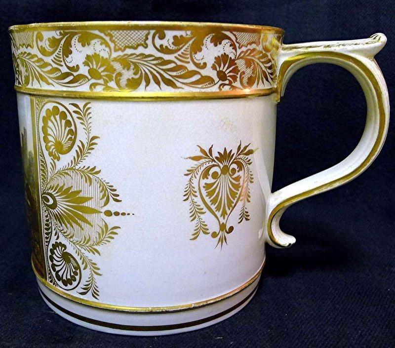 Superb Derby Porcelain Porter Mug c1810