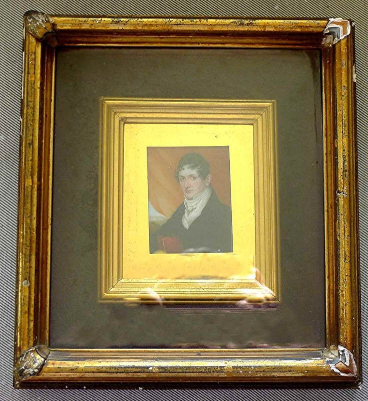 A Striking Miniature Portrait Painting c1835