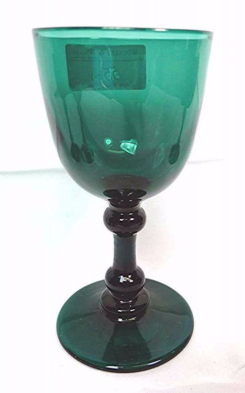 English Green Wine Glasses Set of 4  c1800