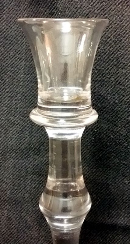 Rare English Deceptive Toastmaster's Baluster Glass c1715