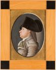 A Fine Small Profile Portrait on Wood c1785