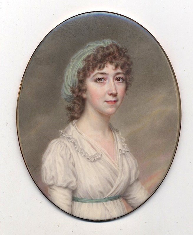 John Smart Superb Miniature Portrait c1797