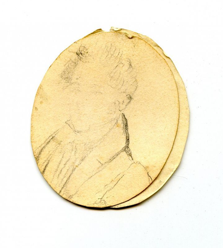 Early and Fine Abraham Parsell Miniature Portrait c1820