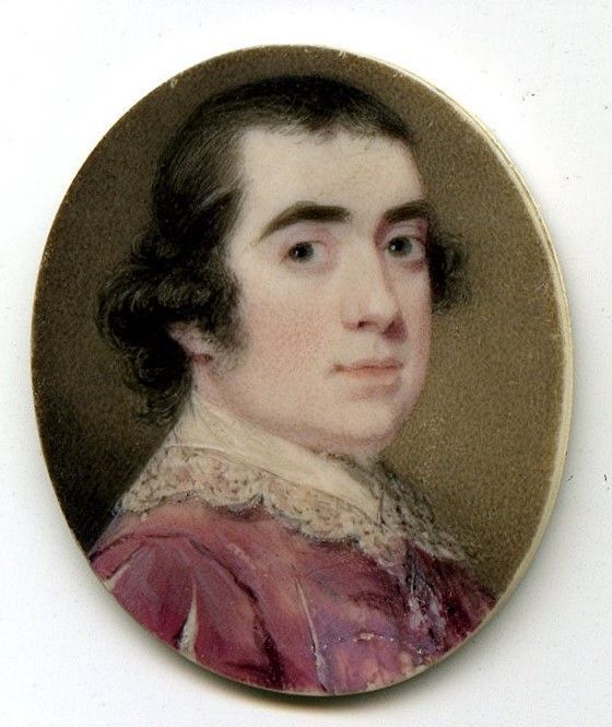 Ozias Humphry Portrait Miniature c1765 - 1770