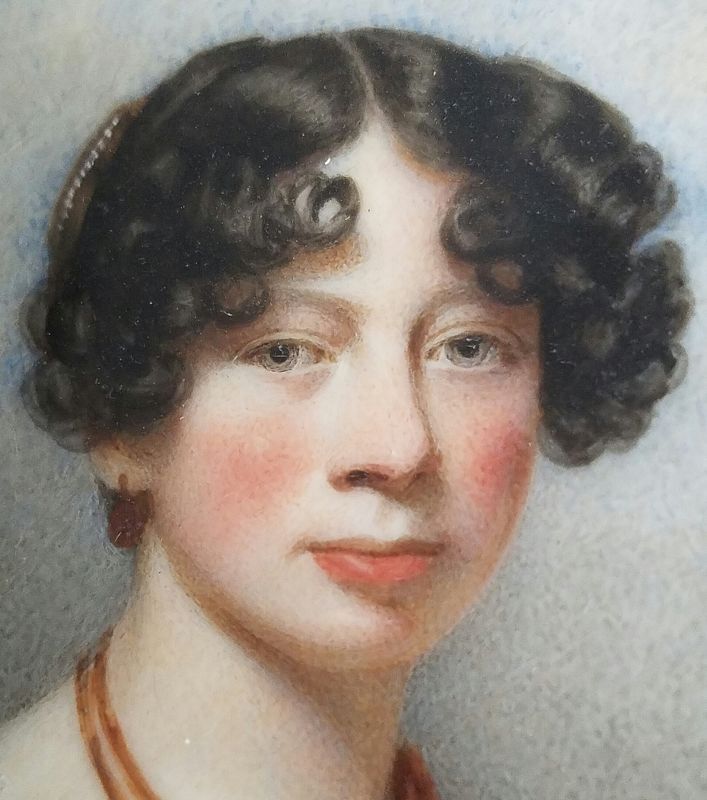 James Morris Davis, A Fine English Miniature Portrait c 1817