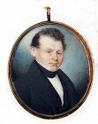 A William Lewis Portrait Miniature of a Gentleman c1825