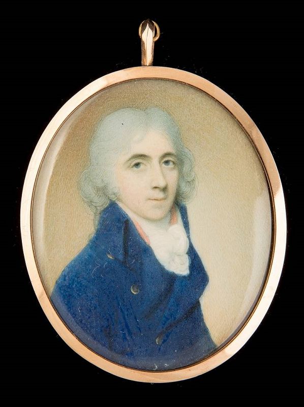 Walter Robertson Miniature Portrait of a Gentleman c1794