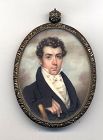 A Superb and Unusual Nathaniel Rogers Portrait Miniature c1820