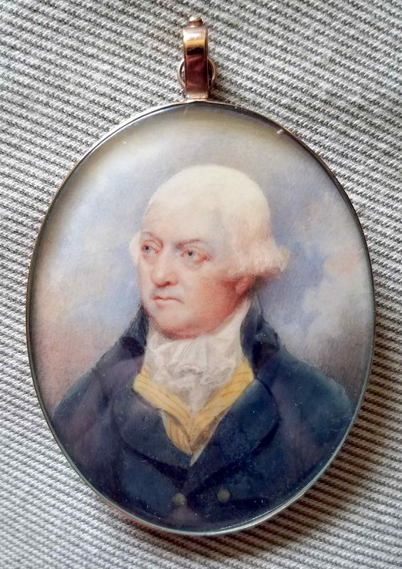 A Fine William Grimaldi (att.) Portrait Miniature c1790