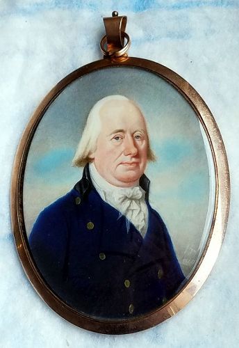 A Superb Alexander Gallaway Miniature Portrait c1800