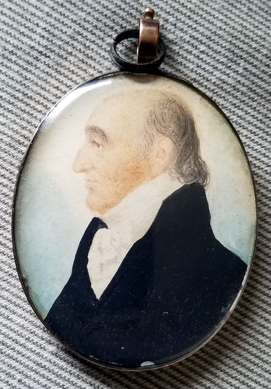 Double Sided Frederick Buck Miniature c1800