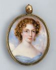Anna Claypoole Peale Portrait Miniature of a Young Woman  c1830