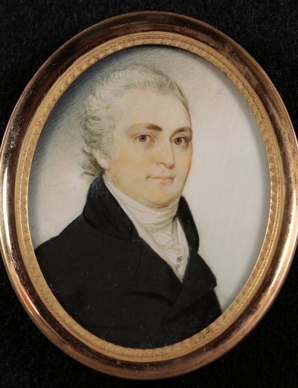 Elkanah Tisdale Miniature Portrait c1800