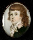 A Superb John Barry Miniature Portrait c1790