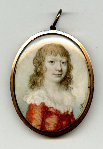 Philippe Jean Miniature Portrait c1789