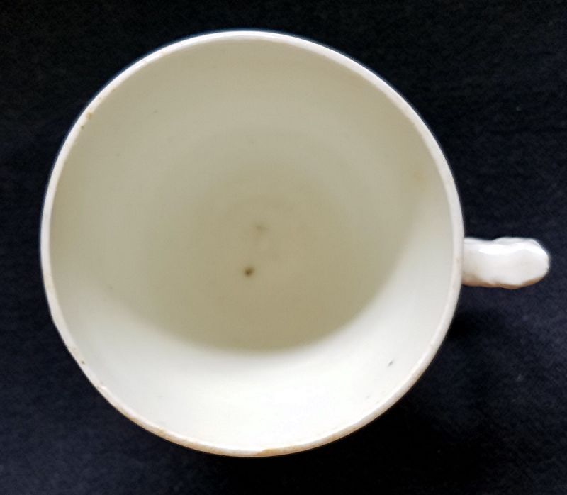 Early Bow Porcelain Blanc de Chine Coffee Cup c1752-1755