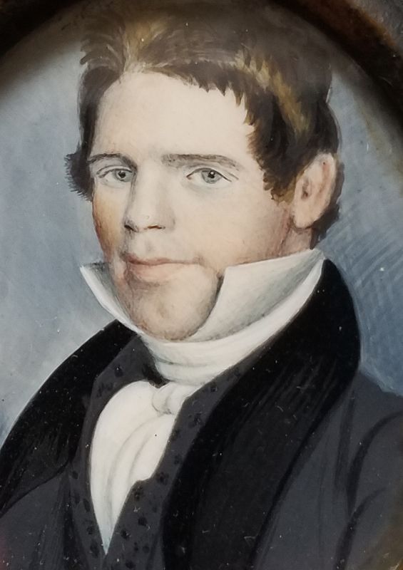 Portrait Miniature of a Gent c1830