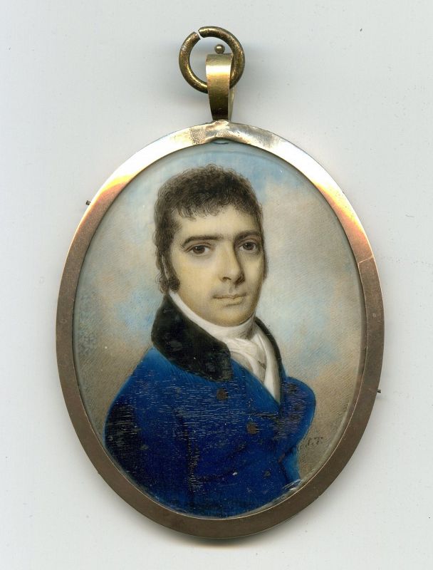 John Turmeau Miniature Portrait c1805