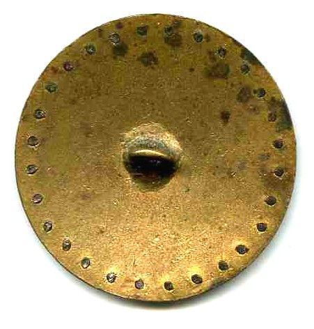 French Emaux Peinte Button - Fishing  c1875