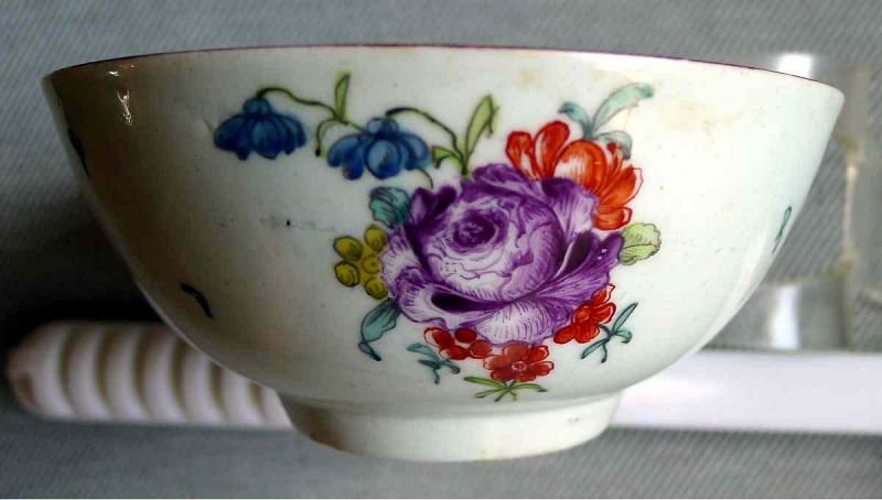 A Fine Longton Hall Porcelain Bowl c1756