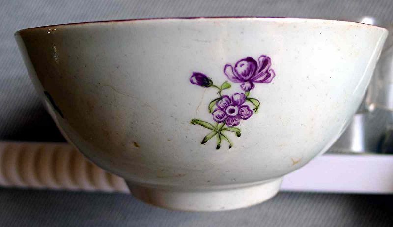 A Fine Longton Hall Porcelain Bowl c1756