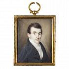 Extraordinary William Lewis Miniature Portrait c1833