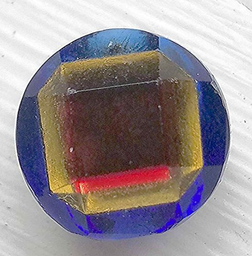 Rare Tingue Button Blue Base c1855