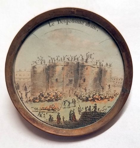 18th Century French Button - The Bastille