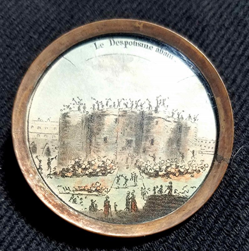 18th Century French Button - The Bastille