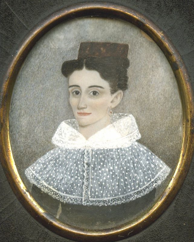 Augustus Fuller Miniature Portrait c1835