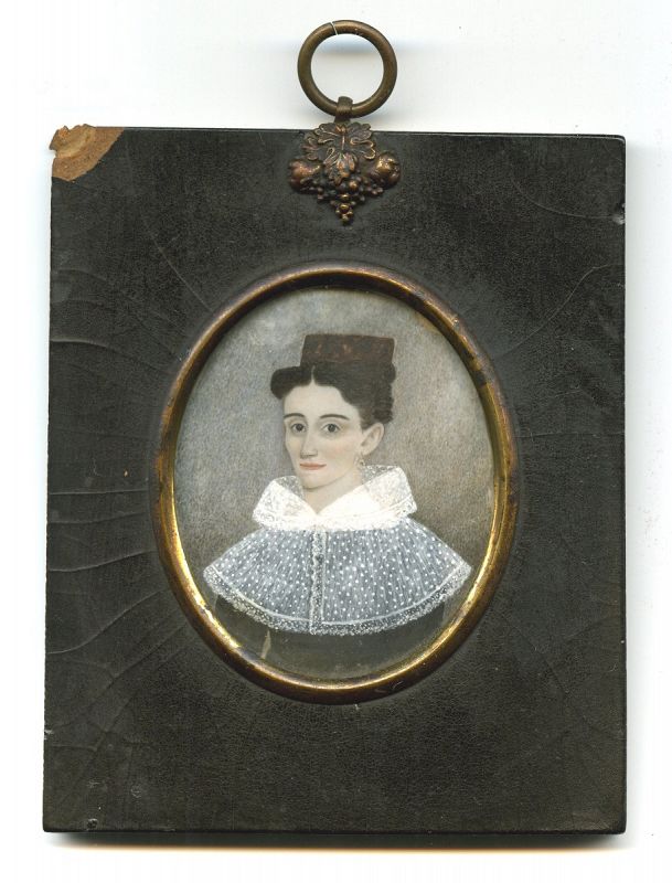 Augustus Fuller Miniature Portrait c1835