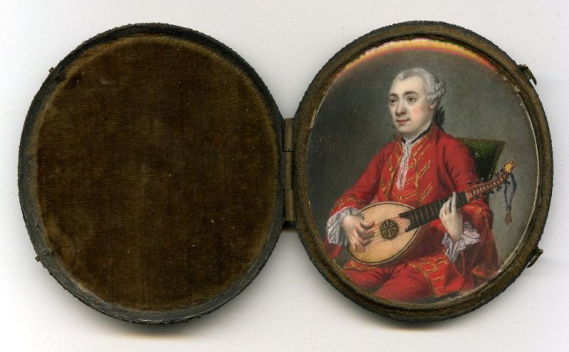 An Early Samuel Cotes Miniature Portrait c1756