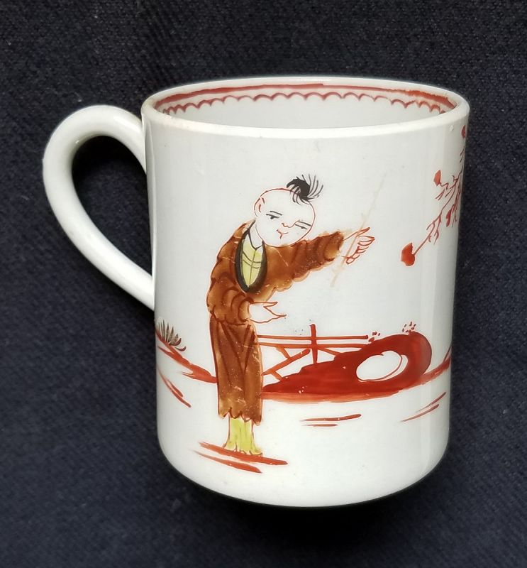Pennington Liverpool  Porcelain Coffee Can c1780