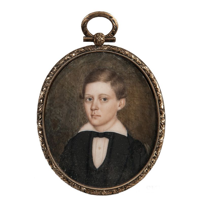 Wlliam Harrison Scarborough Portrait Miniature c1845