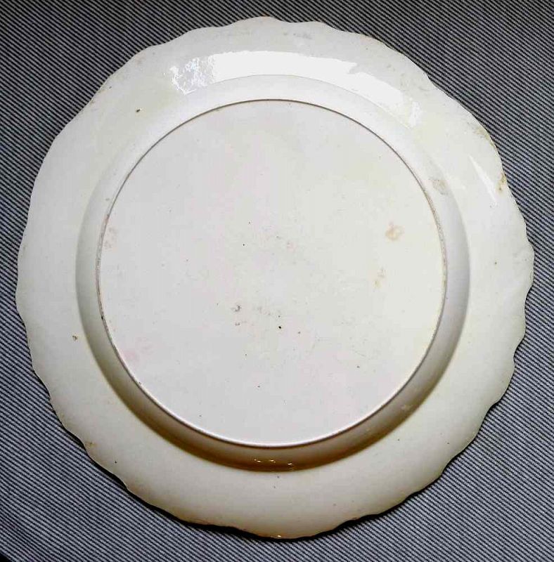 A Rare Leeds Featheredge Plate c1790